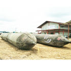 Inflatable समुद्री रबर एयरबैग व्यास 1.8 मीटर निर्माण लिफ्ट फ्लोटिंग एयरबैग