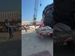 धनुष के साथ वायवीय समुद्री फेंडर