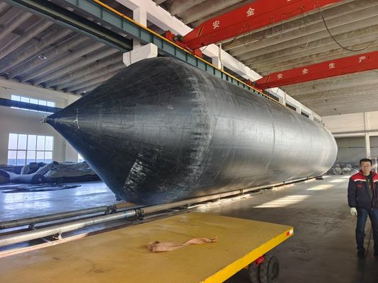 5टायर कॉर्ड रबर परत और आईएसओ14409 प्रमाणपत्र के साथ.15m X 25m Buoyancy एयरबैग